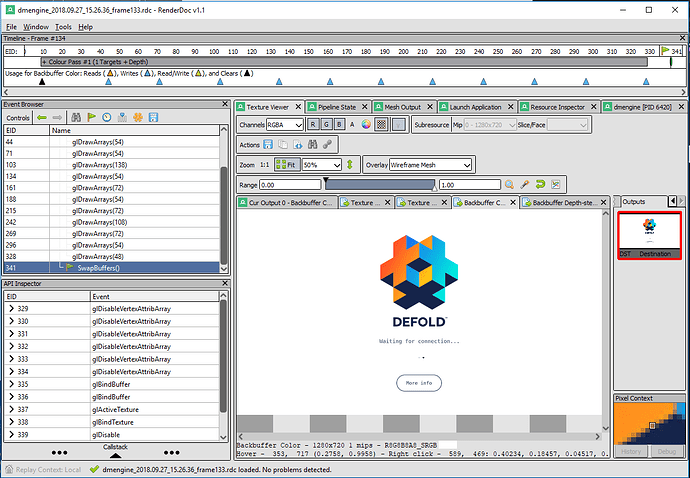 renderdoc-defold